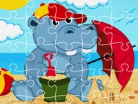 Hippo Jigsaw image