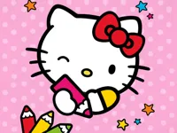 Color By Number With Hello Kitty image