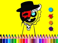 Sprunki Coloring Time image