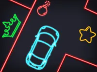 image bg Neon Car Puzzle
