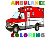 Ambulance Trucks Coloring Pages image